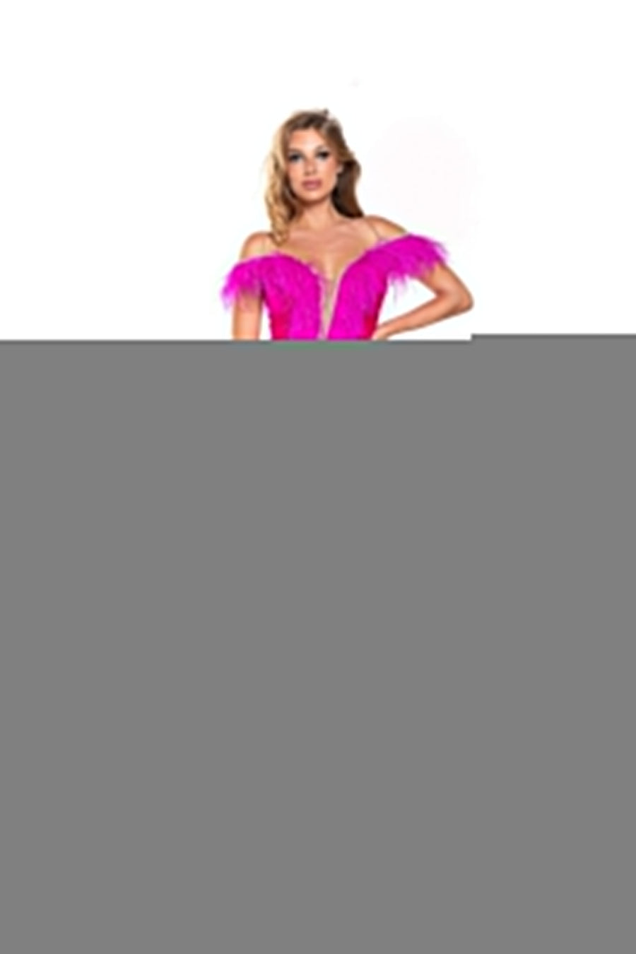 Jessica Angel Off Shoulder Long Formal Dress 843 - The Dress Outlet