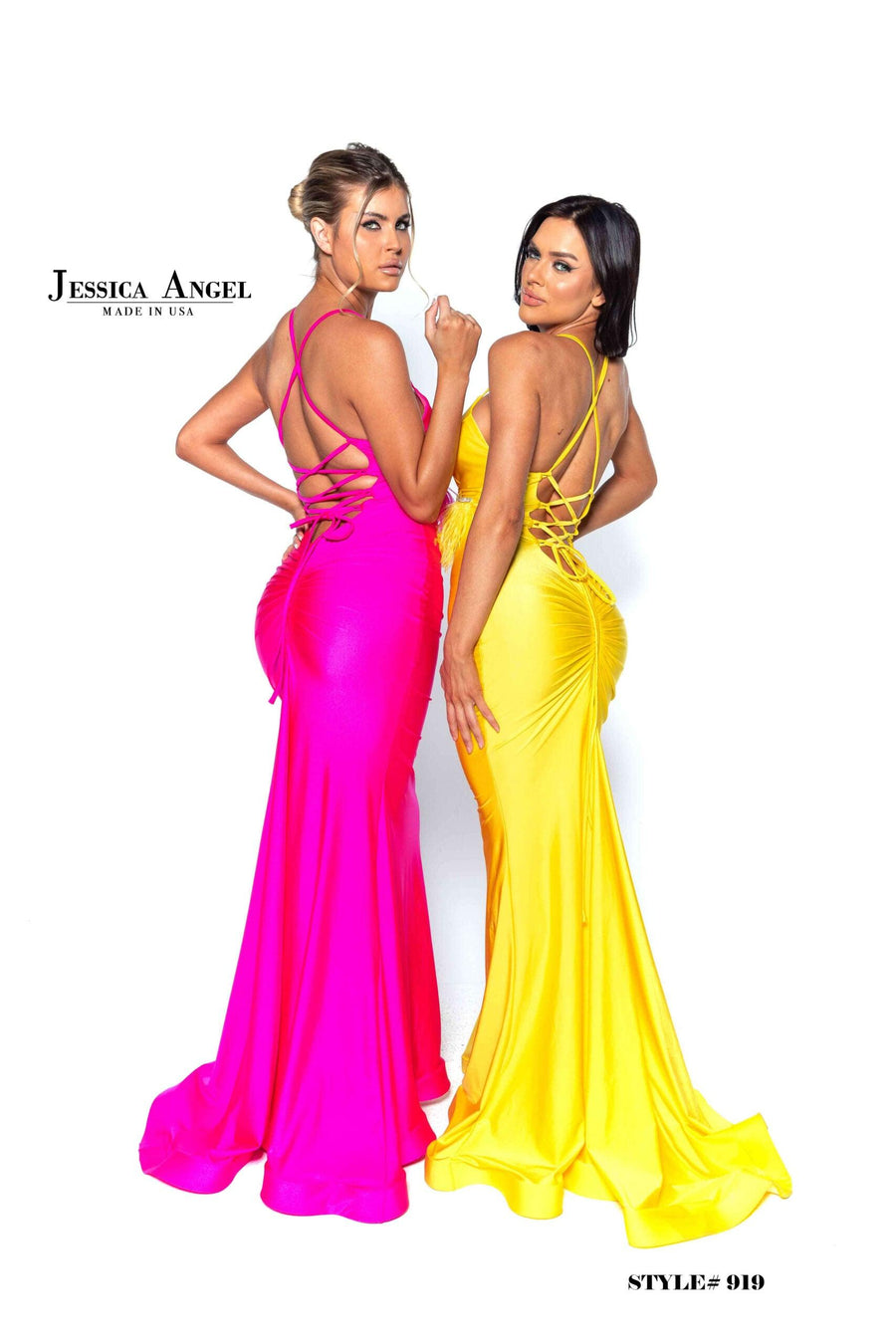 Jessica Angel Prom Long Formal Fitted Dress 919 - The Dress Outlet