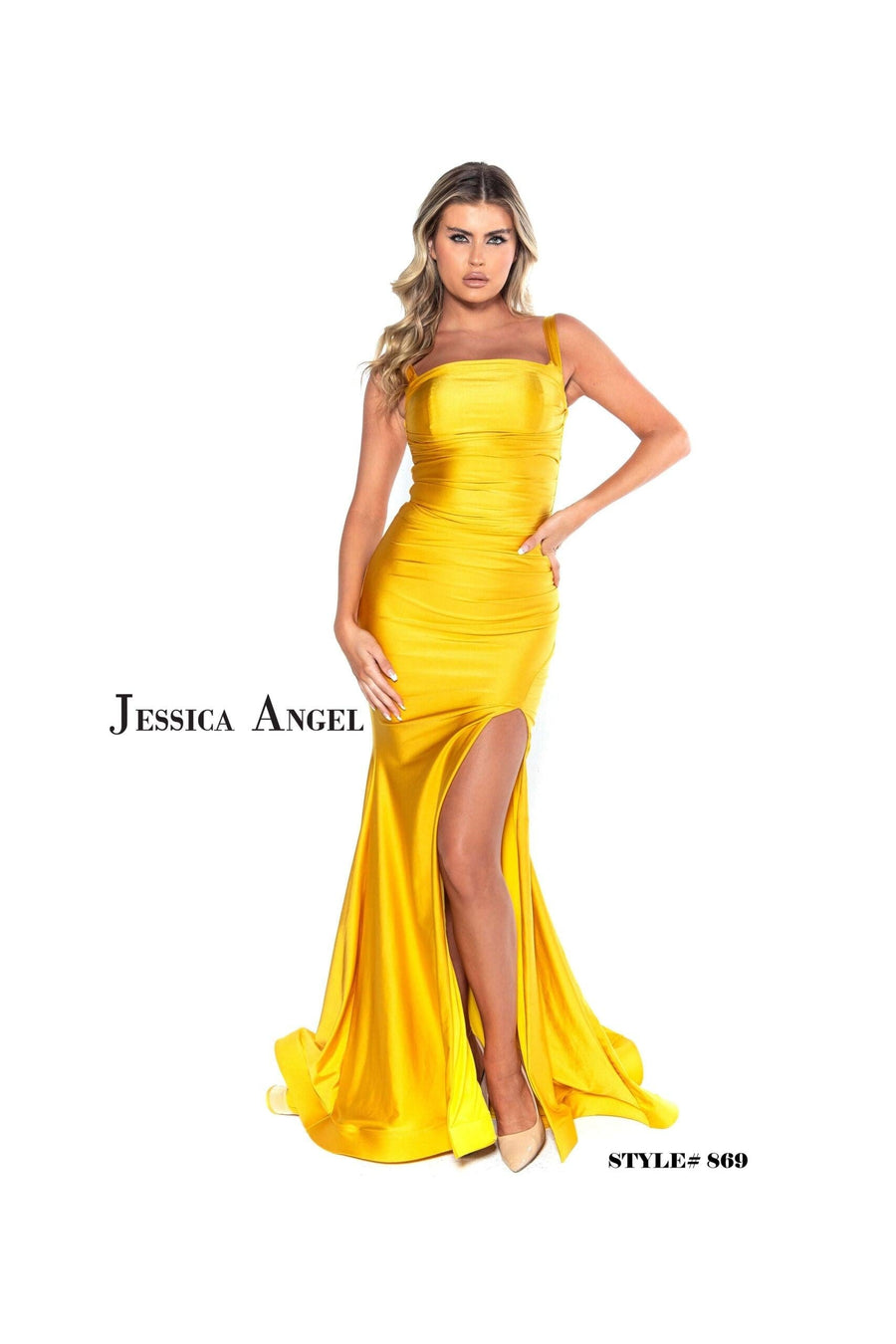 Jessica Angel Sleeveless Fitted Long Dress 869 - The Dress Outlet