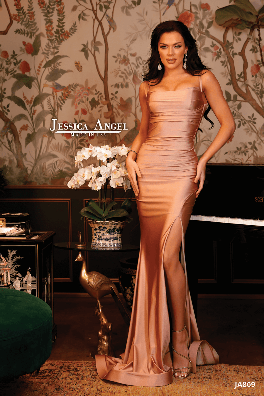 Jessica Angel Sleeveless Formal Long Dress 869 - The Dress Outlet