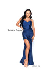 Jessica Angel Spaghetti Strap Long Fitted Dress 880 - The Dress Outlet