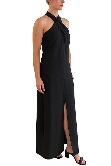Formal Dresses Long Fitted Formal Slit Evening Dress Black