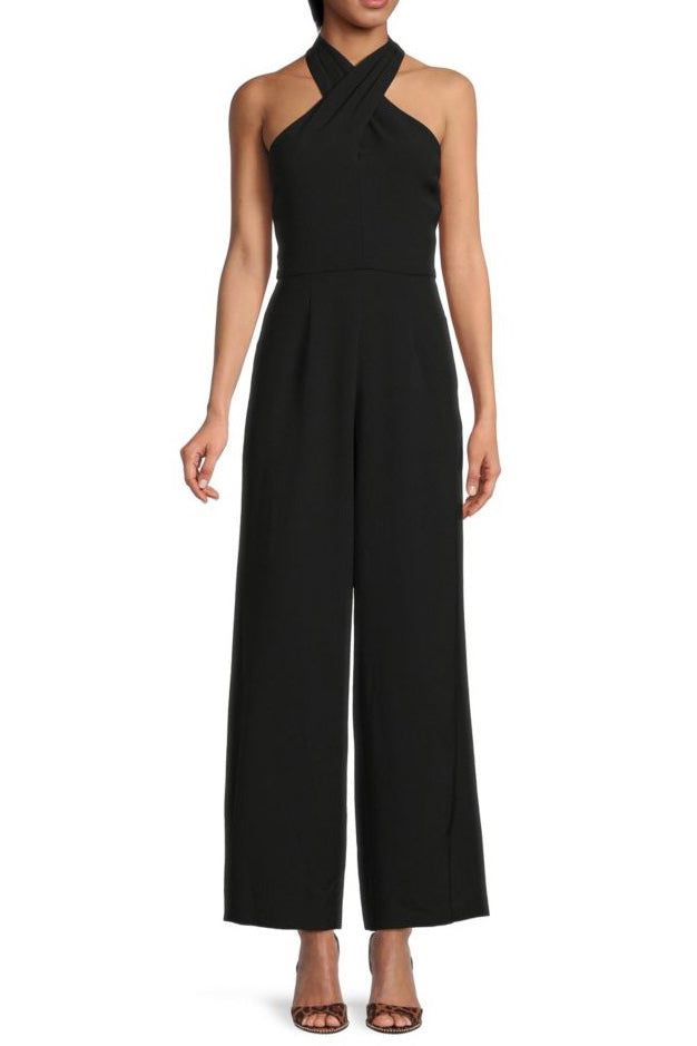 Jumpsuit Long Formal Pocket Jumpsuit Black