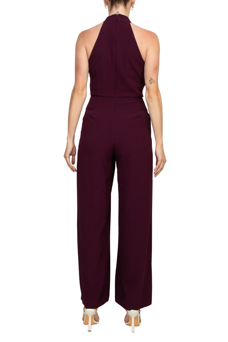 Jumpsuit Long Formal Pocket JumpsuitCabernet