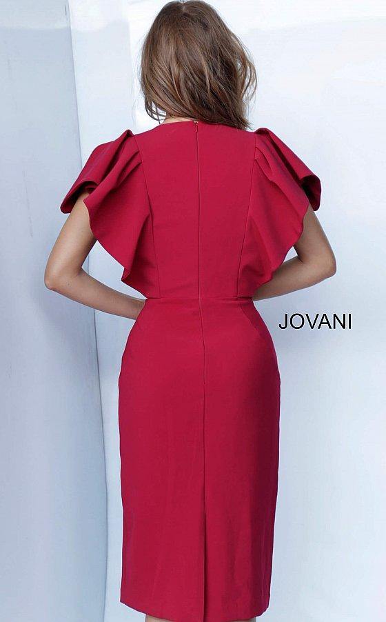 JVN By Jovani Form Fitting Short Dress JVN00759 - The Dress Outlet Jovani