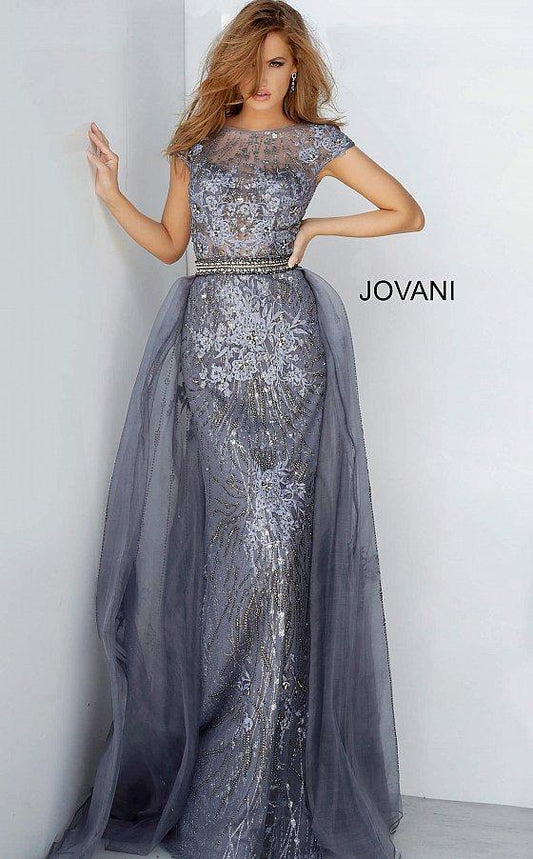 JVN By Jovani Long Formal Evening Dress JVN02327 - The Dress Outlet Jovani