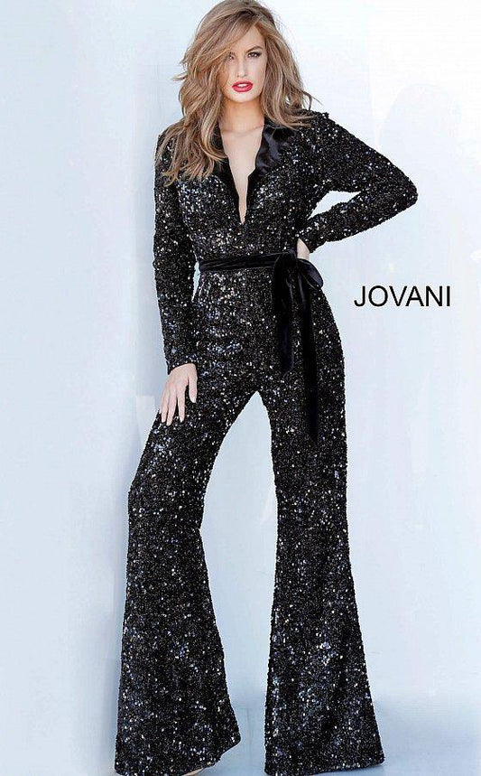 JVN By Jovani Long Formal Jumpsuit JVN1931 - The Dress Outlet Jovani