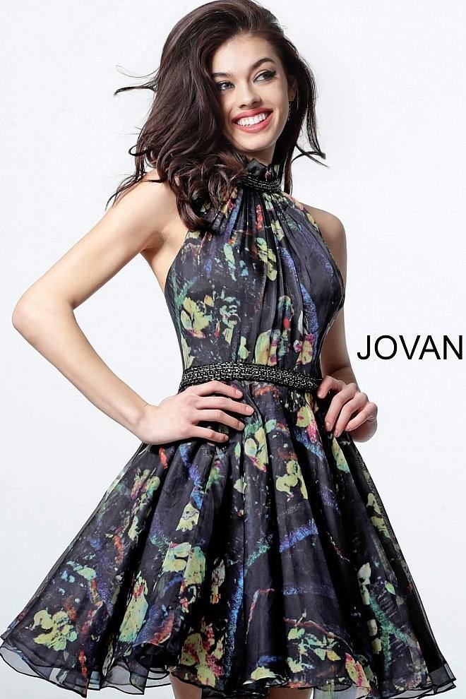 Jovani Short Dress Cocktal JVN2026 - The Dress Outlet