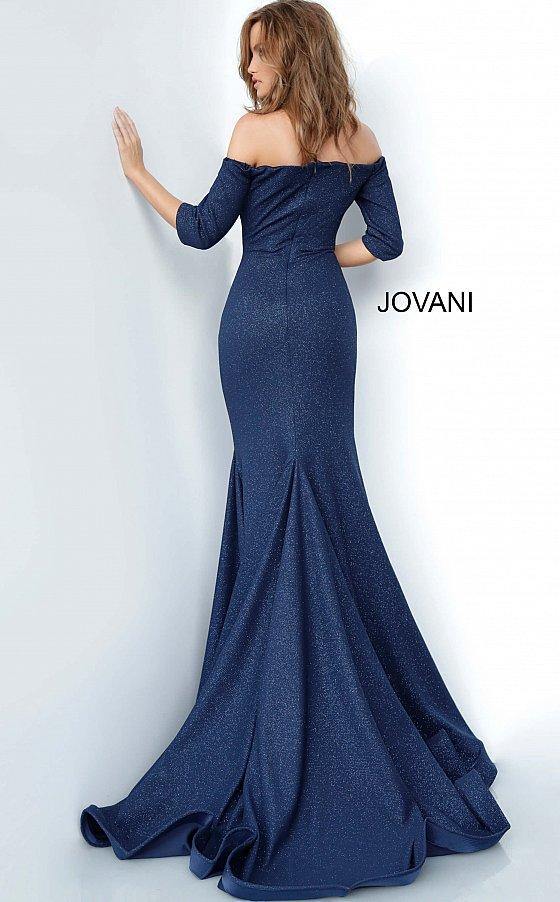 JVN By Jovani Long Formal Glitter Dress JVN2969 - The Dress Outlet Jovani