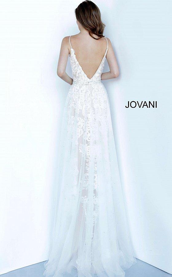 JVN By Jovani Wedding Long Dress JVN59345 - The Dress Outlet Jovani