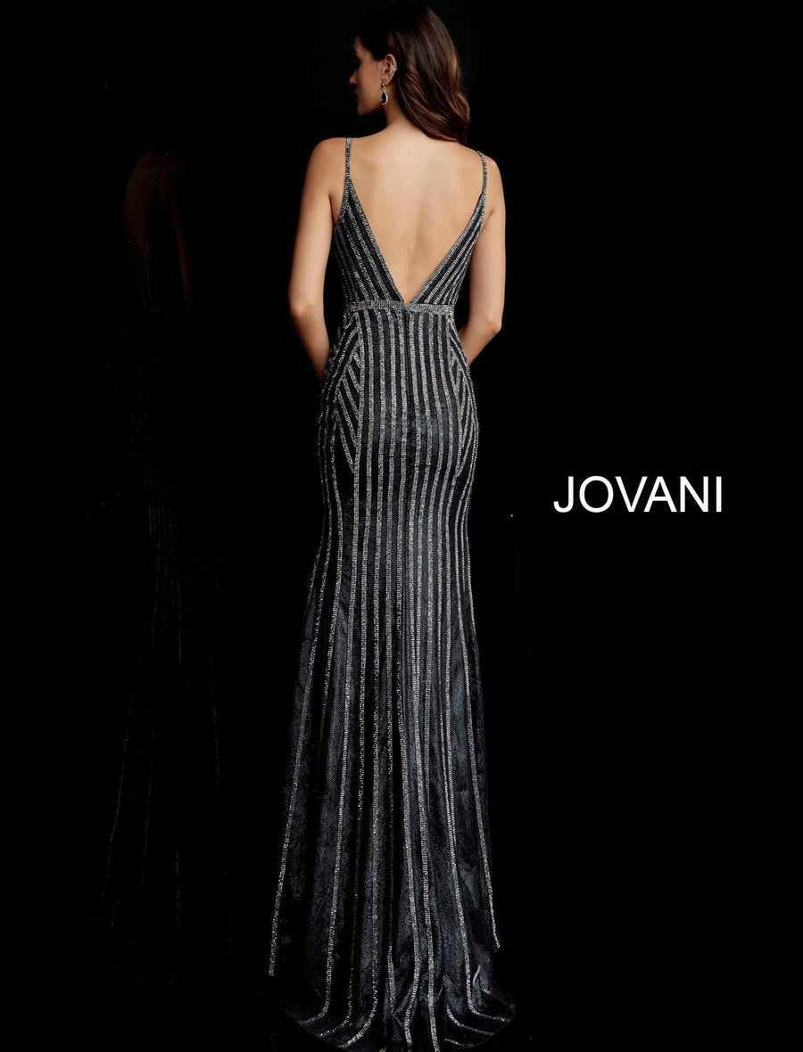 Jovani Long Fitted Dress Prom JVN65978 - The Dress Outlet