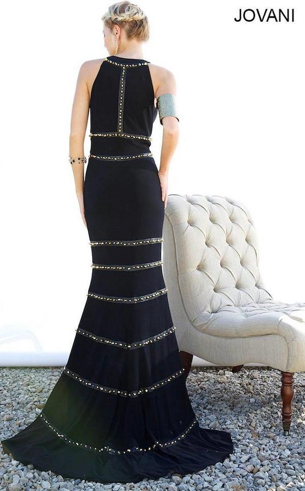 Jovani Long Fitted Prom Dress 92643 - The Dress Outlet