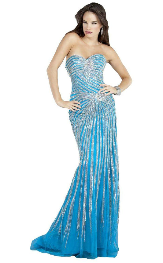 Jovani Long Formal Strapless Prom Dress 4343 - The Dress Outlet