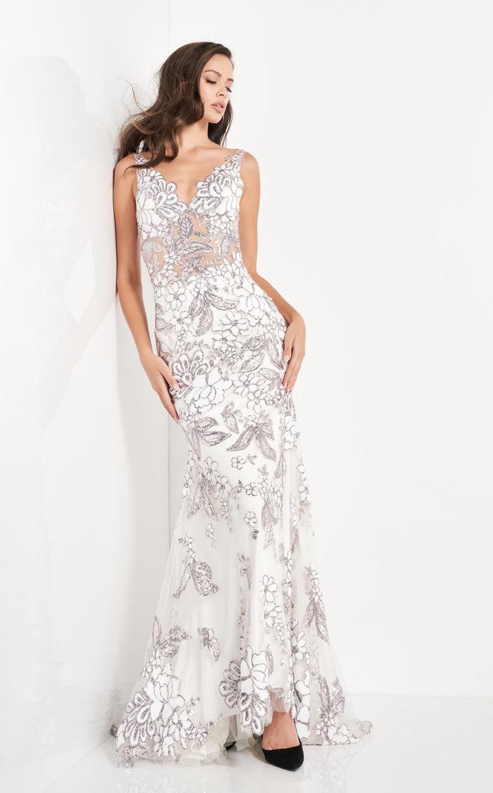 Jovani Long Sleeveless Formal Dress 04332 - The Dress Outlet