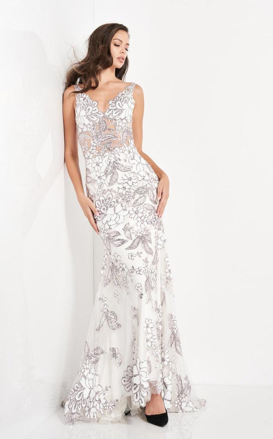 Jovani Long Sleeveless Formal Dress 04332 - The Dress Outlet