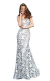 Jovani Long Sleeveless Fitted Prom Dress 67330 - The Dress Outlet