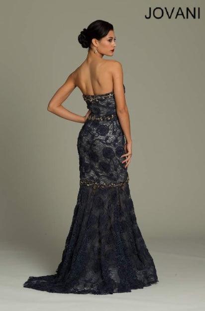 Jovani Mermaid Fit Long Evening Dress 92625 - The Dress Outlet