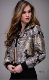 Jovani Multi Color Bomber Jacket M51288 - The Dress Outlet