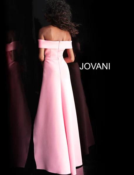 Jovani Off Shoulder Formal Long Dress 66806 - The Dress Outlet
