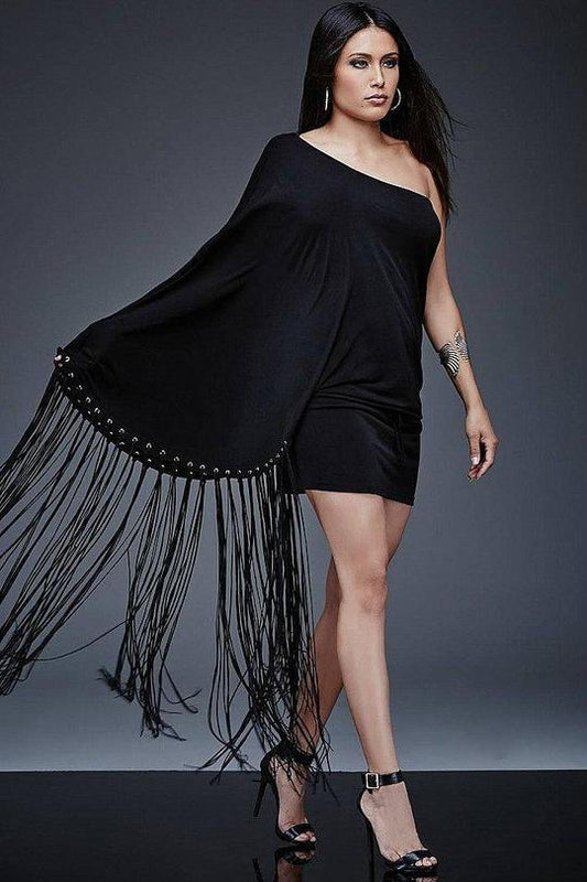 Jovani One Shoulder Cocktail Dress M509 - The Dress Outlet