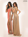 Jovani Prom Long Cap Sleeve Formal Dress 88250 - The Dress Outlet