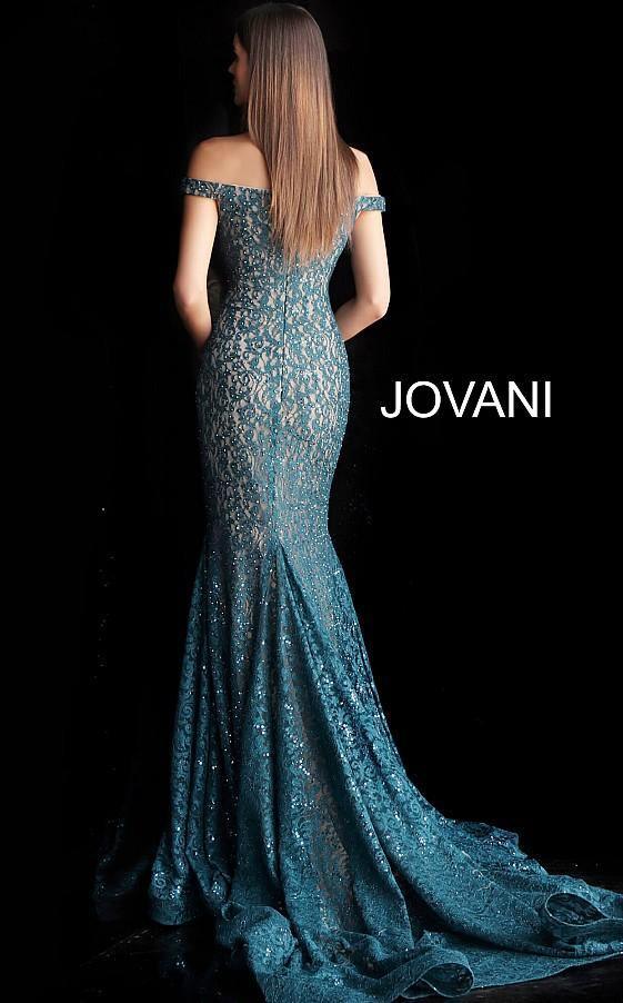 Jovani Prom Long Mermaid Formal Lace Dress Sale 64521 - The Dress Outlet