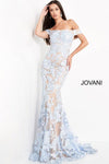Jovani Prom Long Off Shoulder Formal Dress 02610 - The Dress Outlet