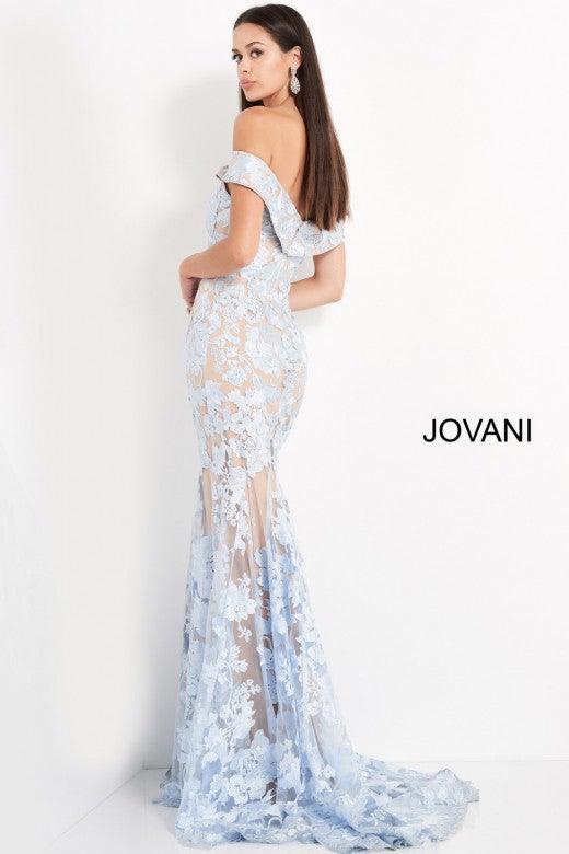Jovani Prom Long Off Shoulder Formal Dress 02610 - The Dress Outlet