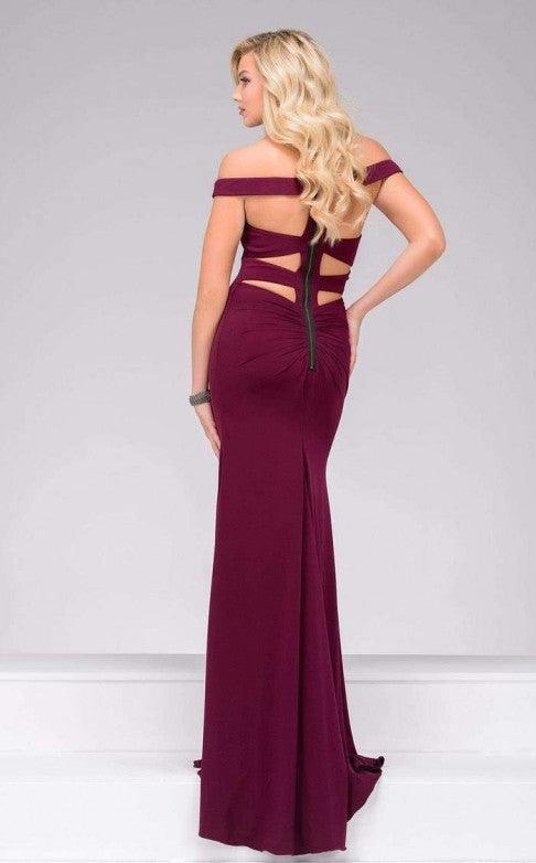 Jovani Prom Long Off Shoulder Formal Dress 49369 - The Dress Outlet