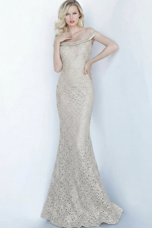Jovani Prom Long Off Shoulder Formal Dress 63815 - The Dress Outlet