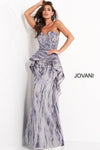 Jovani Prom Long Strapless Beaded Formal Gown 04436 - The Dress Outlet