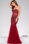 Jovani Prom Long Strapless Mermaid Dress 5908 - The Dress Outlet