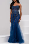 Jovani Prom Long Strapless Mermaid Dress 5908 - The Dress Outlet