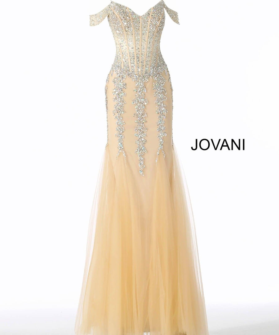 Jovani Sequin Long Fitted Evening Gown 51115 - The Dress Outlet