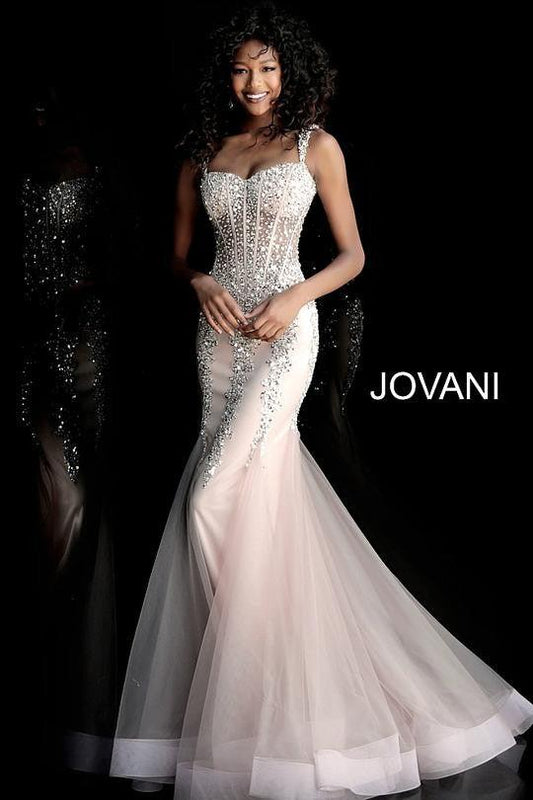 Jovani Sexy Long Formal Gown 62523 - The Dress Outlet
