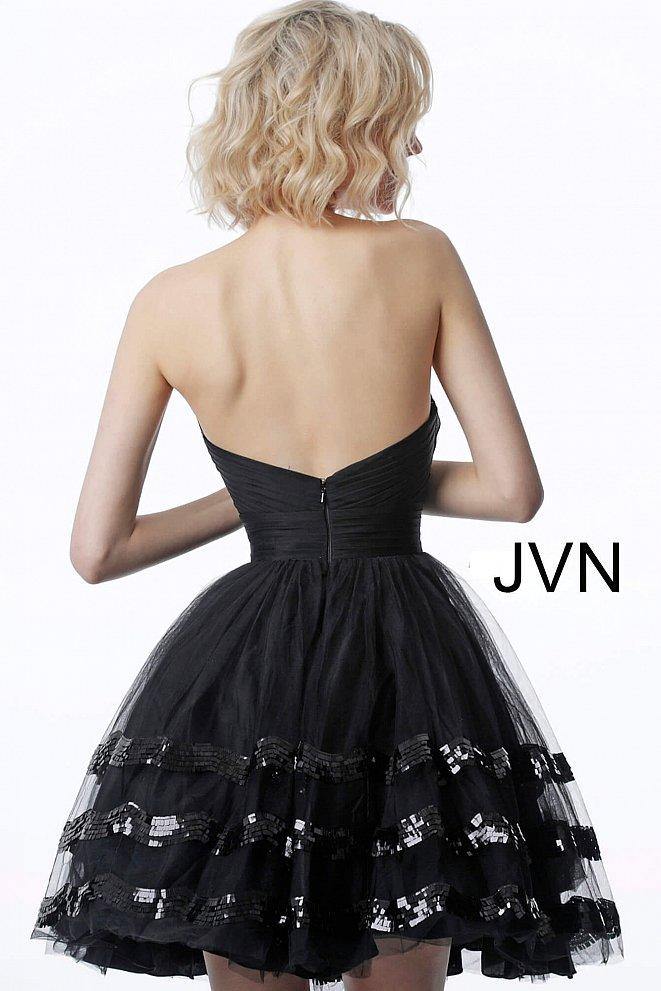 Jovani Short Strapless Dress JVN2462 - The Dress Outlet