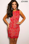 Jovani Sleeveless Fitted Short Prom Dress 26500 - The Dress Outlet