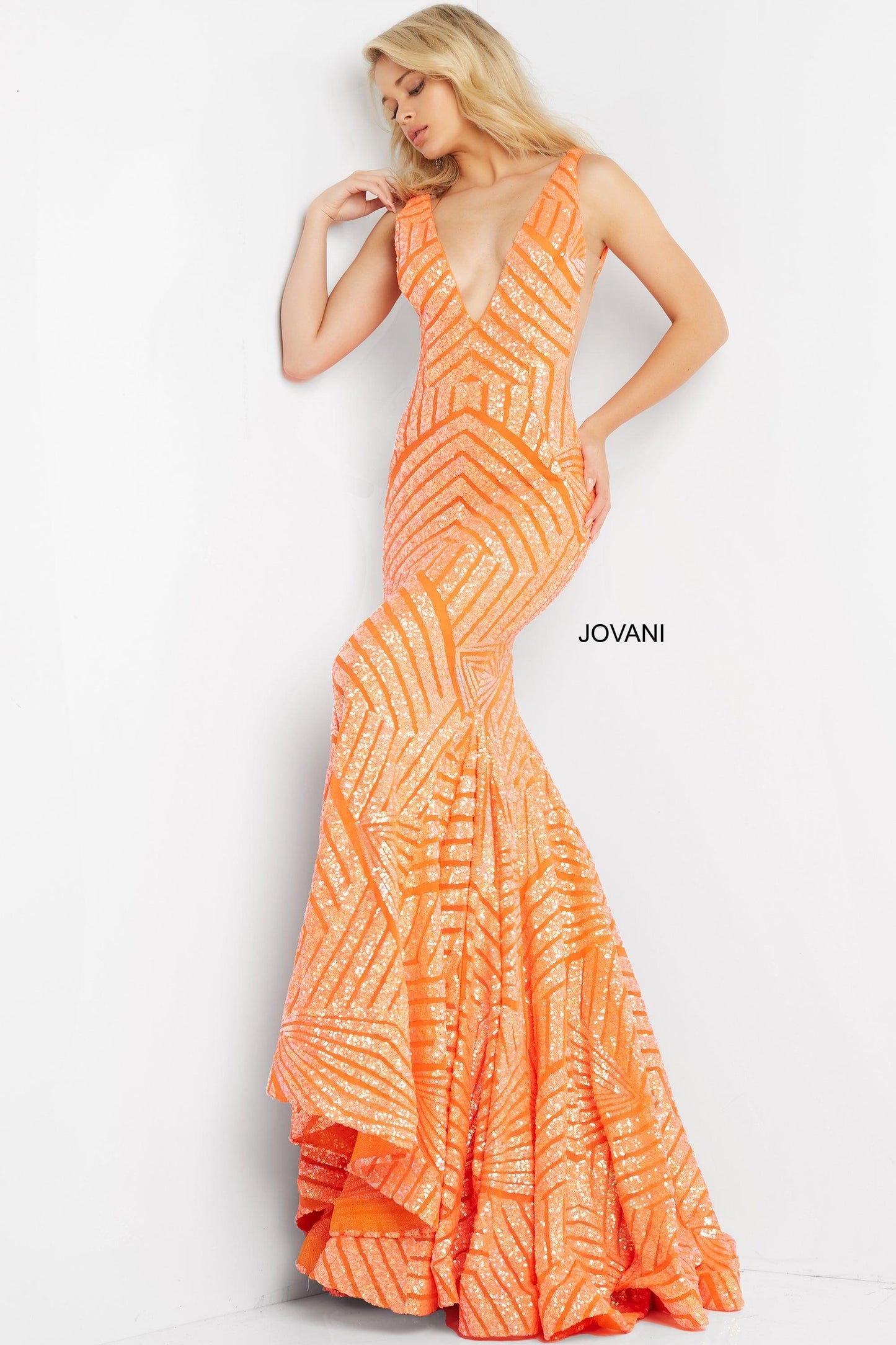 Jovani Sleeveless Long Fitted Formal Gown 59762 - The Dress Outlet