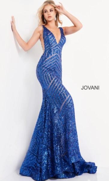 Jovani Sleeveless Long Fitted Formal Gown 59762 - The Dress Outlet