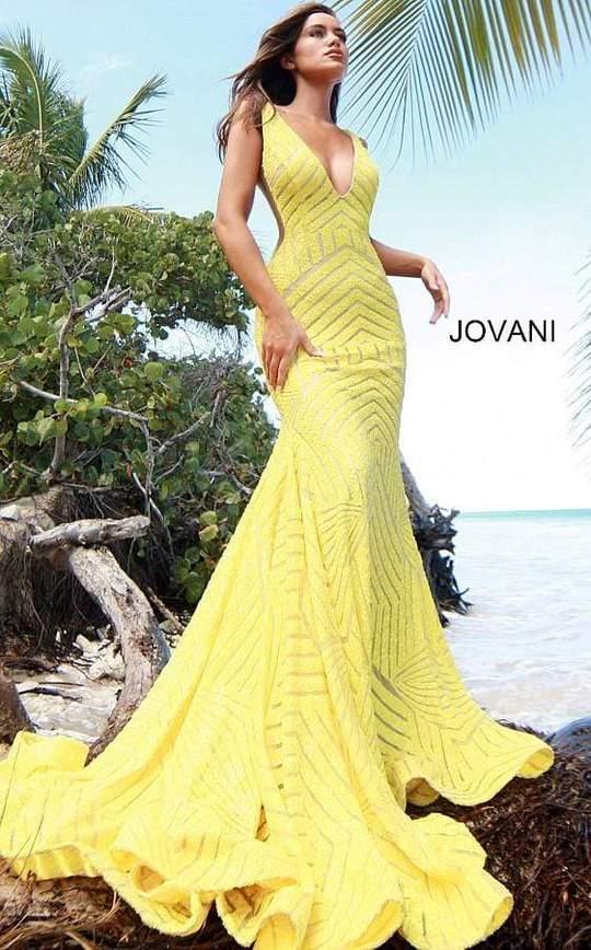 Jovani Sleeveless Long Fitted Formal Gown 59762 - The Dress Outlet