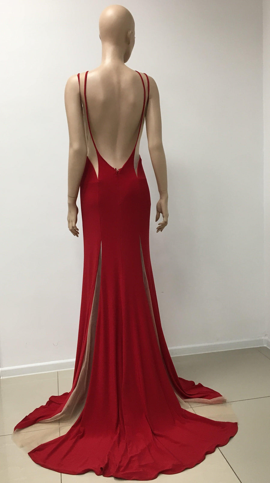 Jovani Sleeveless Long Fitted Prom Gown 762 - The Dress Outlet