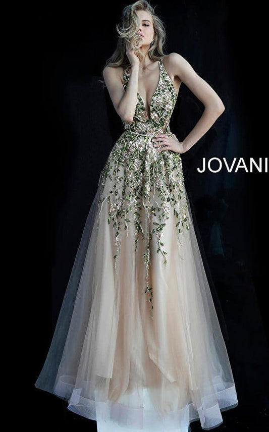 Jovani Sleeveless Long Prom Dress 60800 - The Dress Outlet