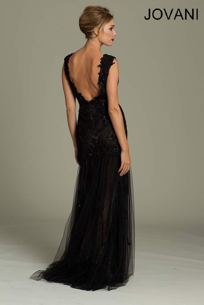 Jovani Sleeveless Long Prom Dress 92809 - The Dress Outlet