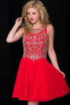 Jovani Sleeveless Short Prom Dress 41689 - The Dress Outlet