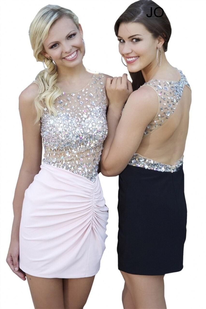 Jovani Sleeveless Short Prom Dress 98252 - The Dress Outlet
