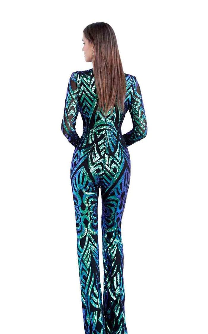 Jovani Sparkling Jumpsuit 66511 - The Dress Outlet