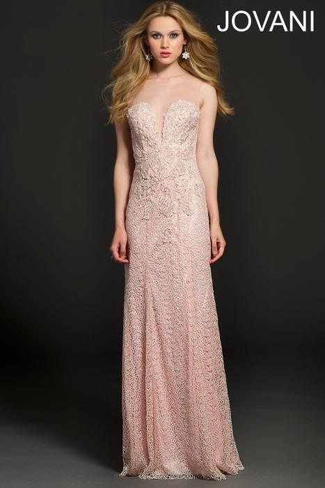 Jovani Strapless Long Evening Dress 98127 - The Dress Outlet