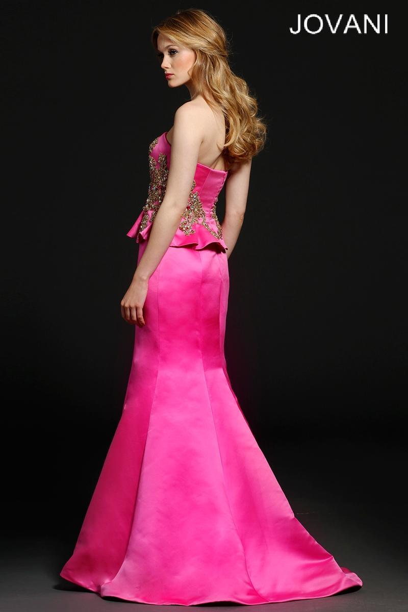 Jovani Strapless Long Formal Gown 20113 - The Dress Outlet