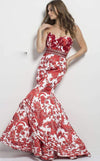 Jovani Strapless Long Mermaid Gown 49655 - The Dress Outlet