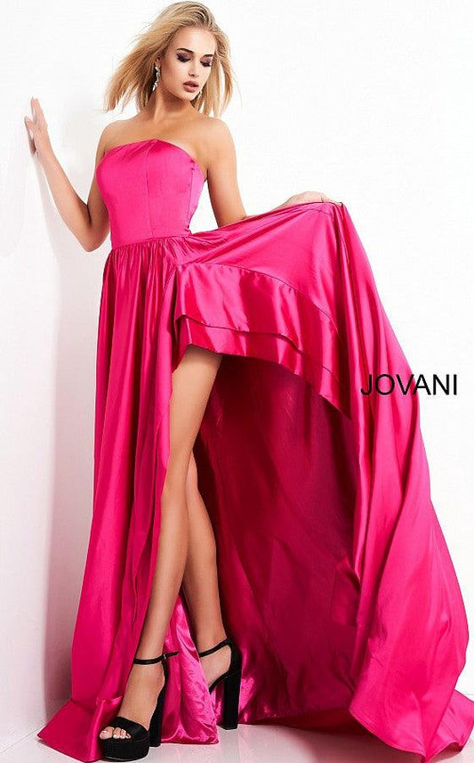 Jovani Strapless Long Prom Dress 02563 - The Dress Outlet